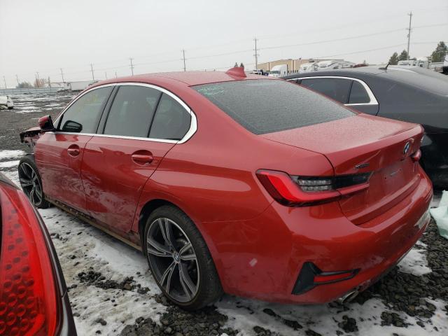 3MW5R7J0XM8B88859 - 2021 BMW 330XI RED photo 2