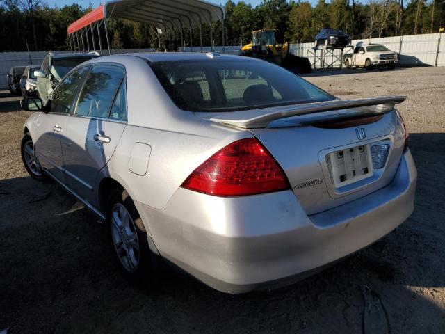 1HGCM56807A124741 - 2007 HONDA ACCORD EX 银色 照片 3