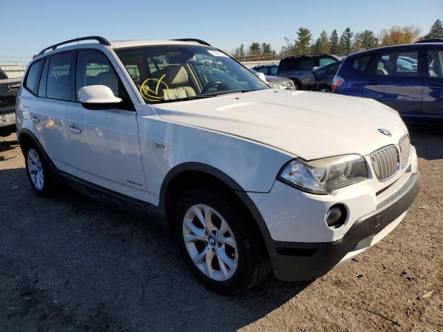 WBXPC9C49AWJ35598 - 2010 BMW X3 XDRIVE3 WHITE photo 1