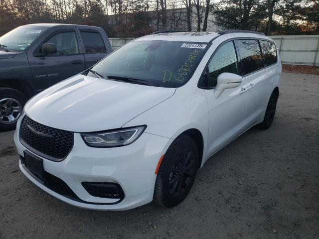 2C4RC3GG7MR536877 - 2021 CHRYSLER PACIFICA L WHITE photo 2