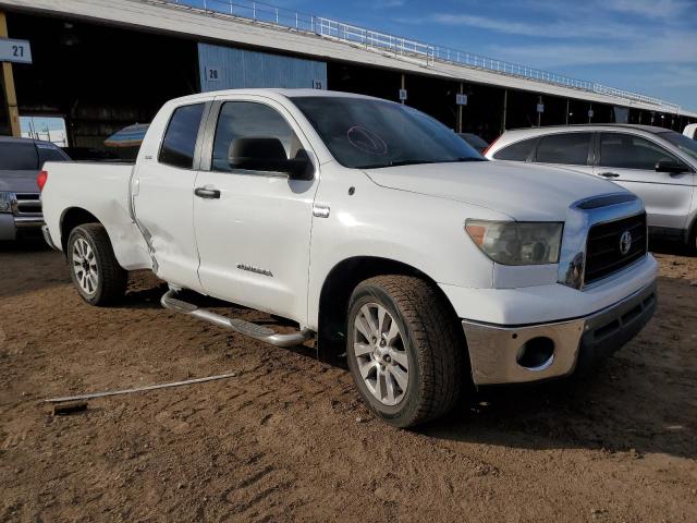 5TFRT54177X010847 - 2007 TOYOTA TUNDRA DOU WHITE photo 1