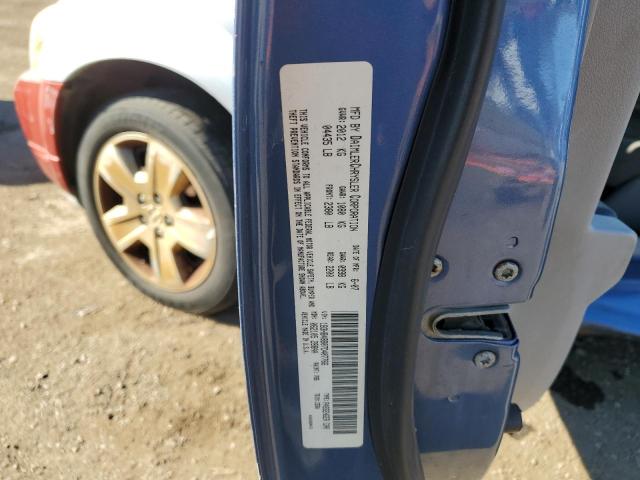 1B3HB48B07D407766 - 2007 DODGE CALIBER SX BLUE photo 10