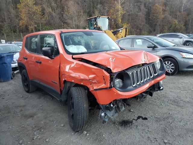 ZACCJBAW6GPE17913 - 2016 JEEP RENEGADE S ORANGE photo 1