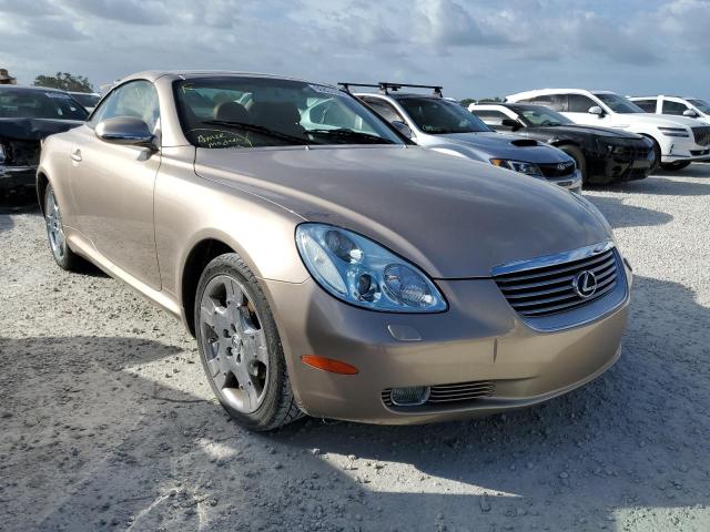 JTHFN48Y440055729 - 2004 LEXUS SC 430 GOLD photo 1