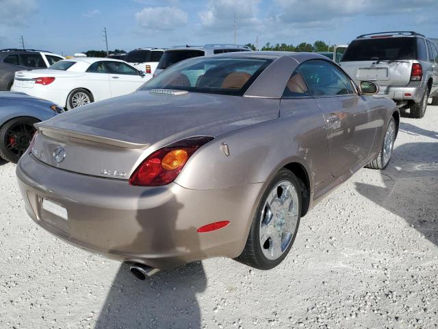 JTHFN48Y440055729 - 2004 LEXUS SC 430 GOLD photo 4