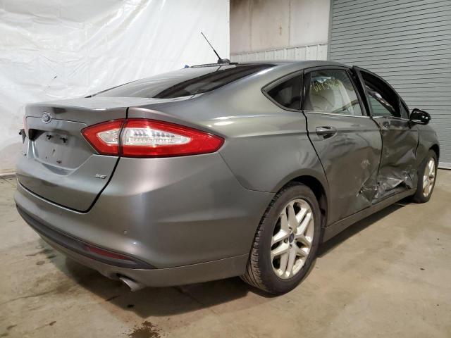 3FA6P0H79DR243874 - 2013 FORD FUSION SE GRAY photo 4