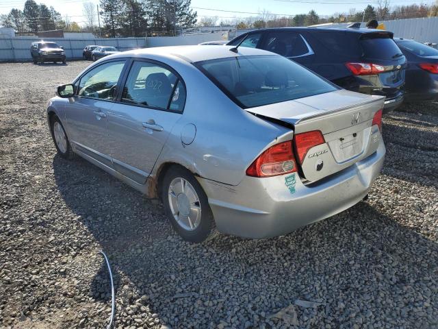 JHMFA36237S018989 - 2007 HONDA CIVIC HYBR SILVER photo 3