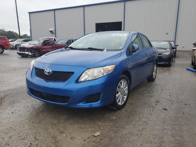 1NXBU40E79Z070158 - 2009 TOYOTA COROLLA BA Mavi foto 2
