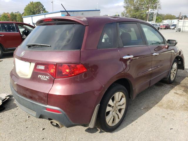 5J8TB2H21AA003351 - 2010 ACURA RDX RED photo 4