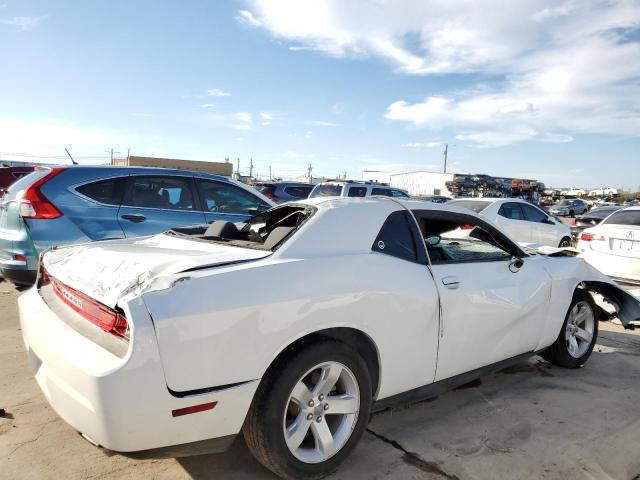 2C3CDYAG4EH204013 - 2014 DODGE CHALLENGER WHITE photo 3