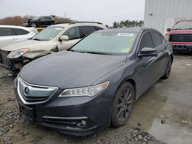 19UUB3F76GA003394 - 2016 ACURA TLX ADVANC CHARCOAL photo 2