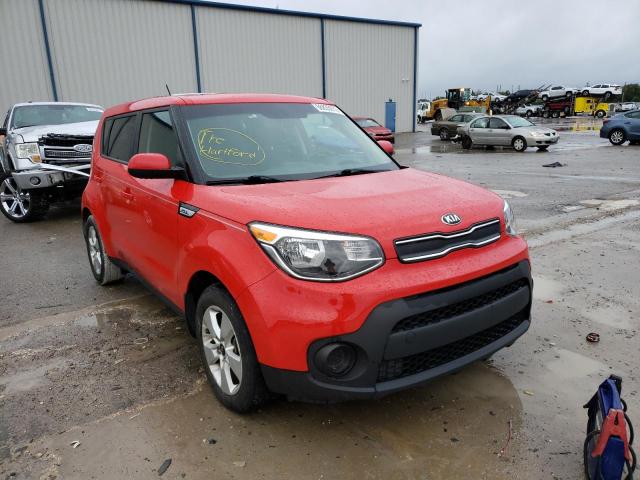 KNDJN2A22K7687977 - 2019 KIA SOUL RED photo 1