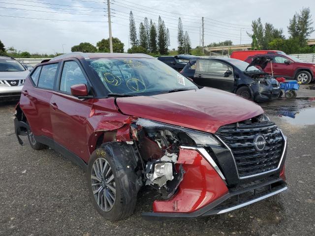 3N1CP5CVXNL509510 - 2022 NISSAN KICKS SV RED photo 1