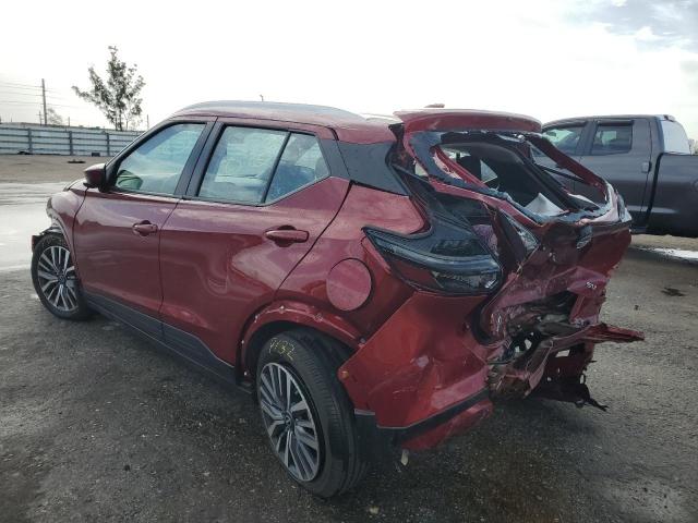 3N1CP5CVXNL509510 - 2022 NISSAN KICKS SV RED photo 3