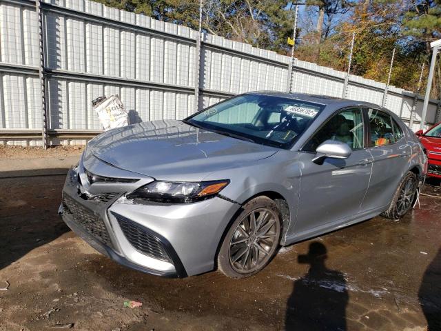 4T1S11AK5NU047354 - 2022 TOYOTA CAMRY NIGH SILVER photo 2