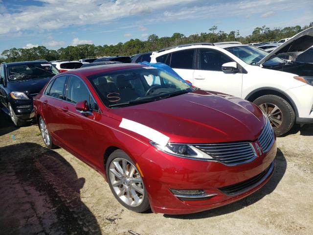 3LN6L2LU8GR621195 - 2016 LINCOLN MKZ HYBRID BURGUNDY photo 1