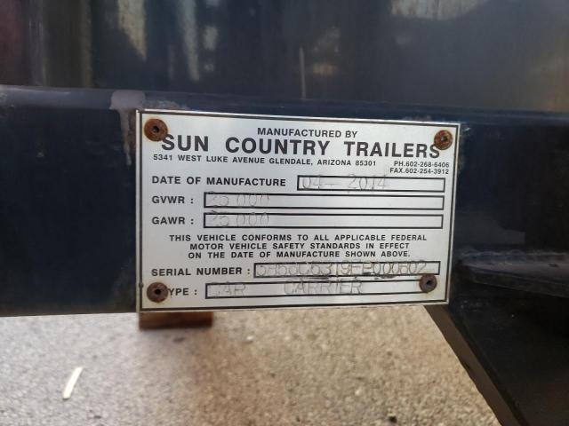 5856C5319EP000602 - 2014 SUNC TRAILER BLACK photo 10