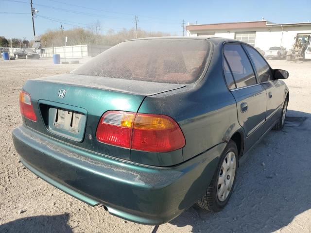 2HGEJ6615XH529327 - 1999 HONDA CIVIC BASE TEAL photo 4