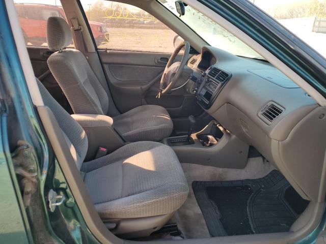 2HGEJ6615XH529327 - 1999 HONDA CIVIC BASE TEAL photo 5