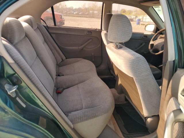 2HGEJ6615XH529327 - 1999 HONDA CIVIC BASE TEAL photo 6