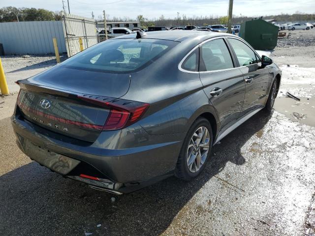 KMHL14JA8MA147266 - 2021 HYUNDAI SONATA SEL GRAY photo 4