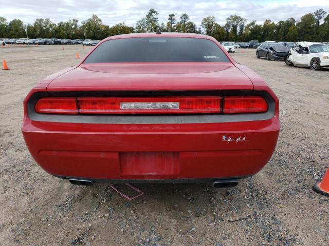 2C3CDYAGXDH515783 - 2013 DODGE CHALLENGER RED photo 6