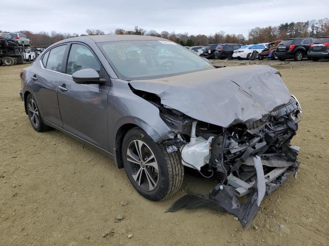 3N1AB8CV4LY230058 - 2020 NISSAN SENTRA SV GRAY photo 1