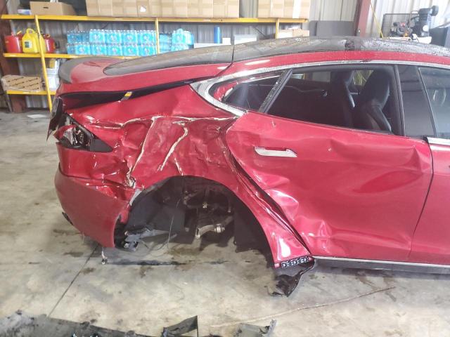 5YJSA1H28FFP74363 - 2015 TESLA MODEL S 85 RED photo 9