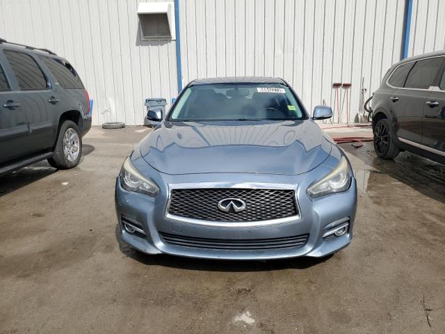 JN1BV7AP9EM681535 - 2014 INFINITI Q50 BASE BLUE photo 5