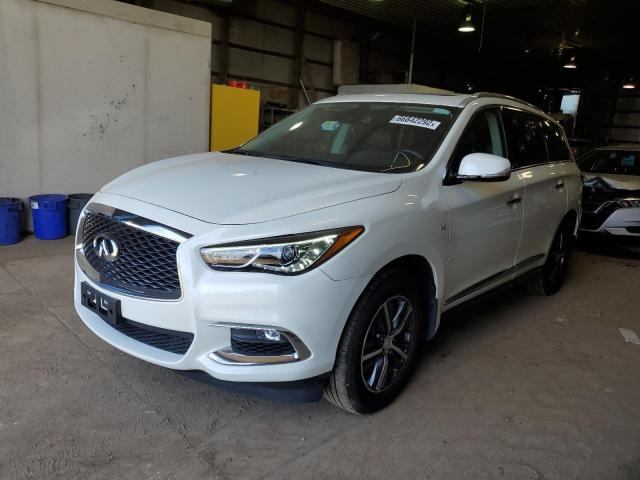 5N1DL0MM5KC560891 - 2019 INFINITI QX60 LUXE WHITE photo 2