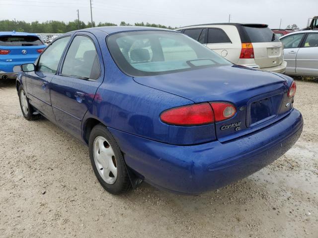 3FALP6537TM123395 - 1996 FORD CONTOUR GL BLUE photo 3