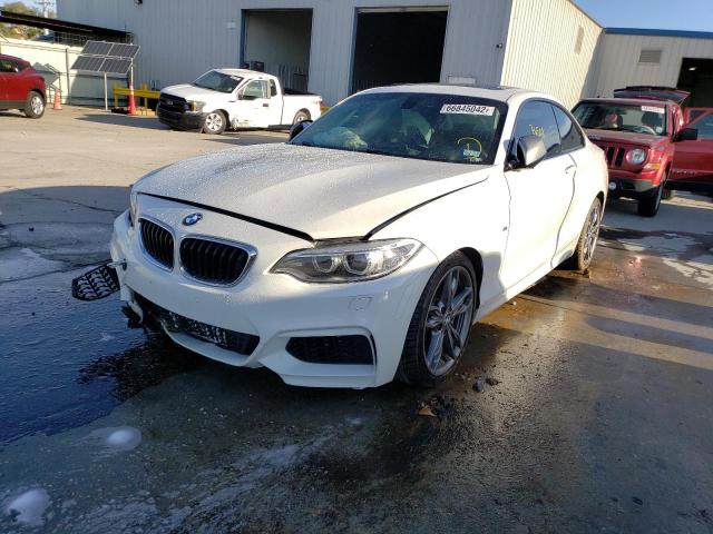 WBA1J7C59EVW84684 - 2014 BMW M235I WHITE photo 2