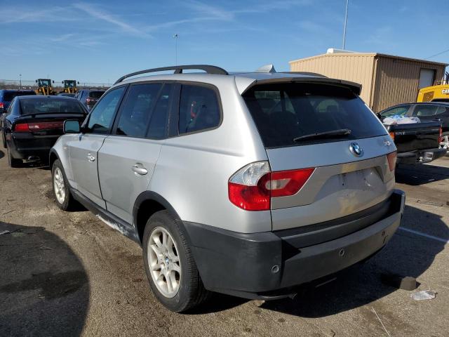 WBXPA73454WC42679 - 2004 BMW X3 2.5I SILVER photo 3