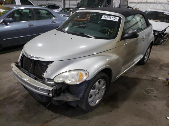 3C3JY45X37T627352 - 2007 CHRYSLER PT CRUISER SILVER photo 2