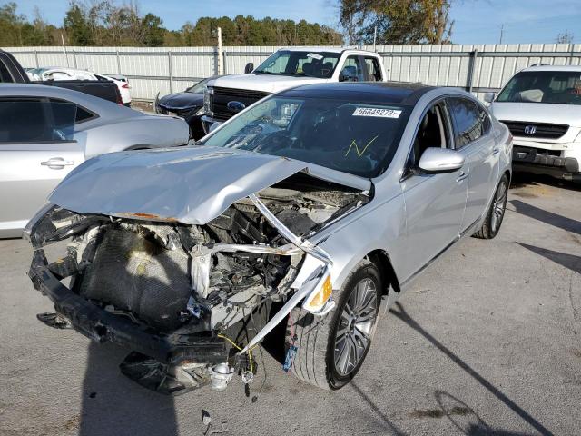 KNALN4D7XG5215652 - 2016 KIA CADENZA LU SILVER photo 2