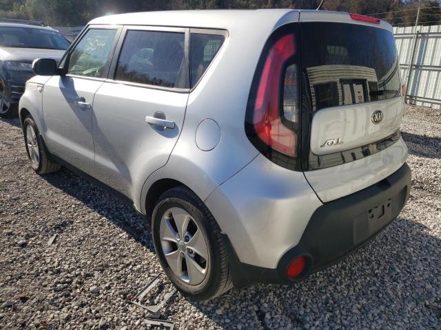 KNDJN2A20E7718163 - 2014 KIA SOUL SILVER photo 3