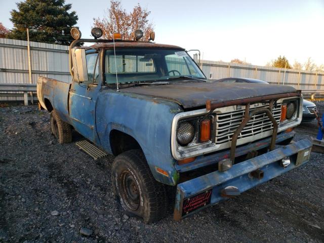 W14BF8S285983 - 1978 DODGE PICKUP BED BLUE photo 1