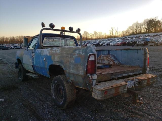 W14BF8S285983 - 1978 DODGE PICKUP BED BLUE photo 3