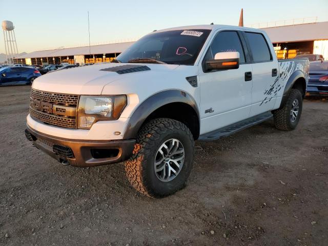 1FTFW1R60BFC35701 - 2011 FORD F150 SVT R WHITE photo 2