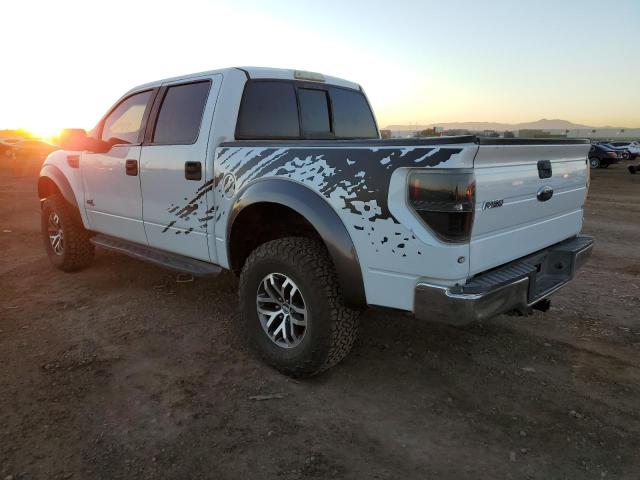 1FTFW1R60BFC35701 - 2011 FORD F150 SVT R WHITE photo 3
