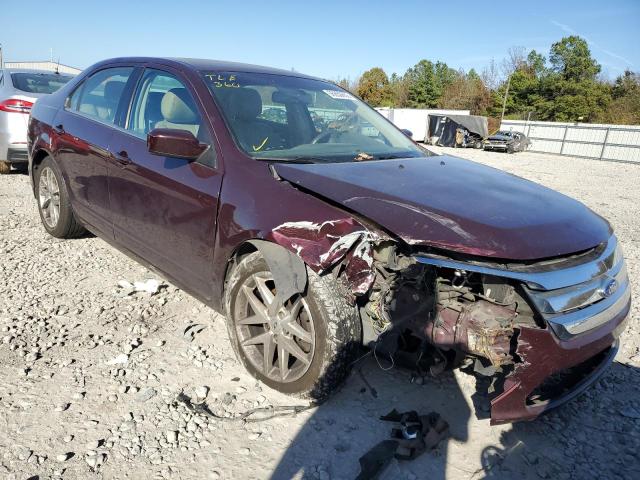 3FAHP0JA4CR381545 - 2012 FORD FUSION SEL BURGUNDY photo 1