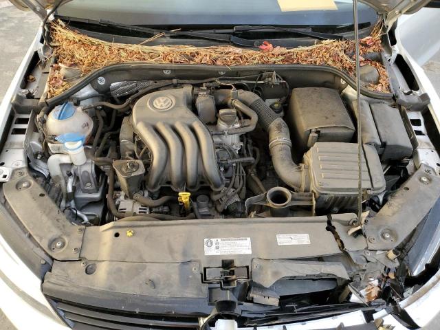 3VW2K7AJ6EM427316 - 2014 VOLKSWAGEN JETTA BASE SILVER photo 7