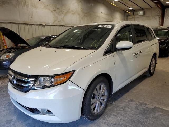 5FNRL5H67GB057585 - 2016 HONDA ODYSSEY EX WHITE photo 2