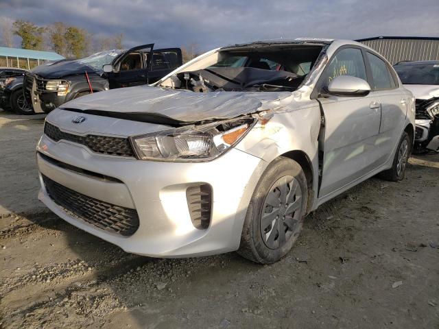 3KPA24AB5KE242637 - 2019 KIA RIO S SILVER photo 2