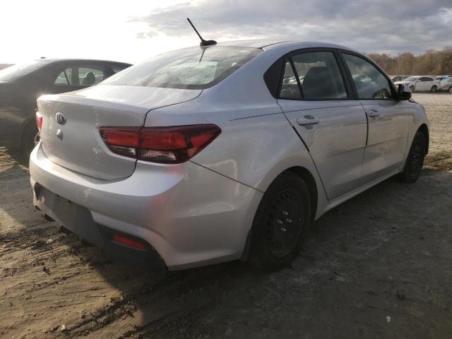 3KPA24AB5KE242637 - 2019 KIA RIO S SILVER photo 4