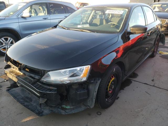 3VW2K7AJ6CM349018 - 2012 VOLKSWAGEN JETTA BASE 黑色 照片 2