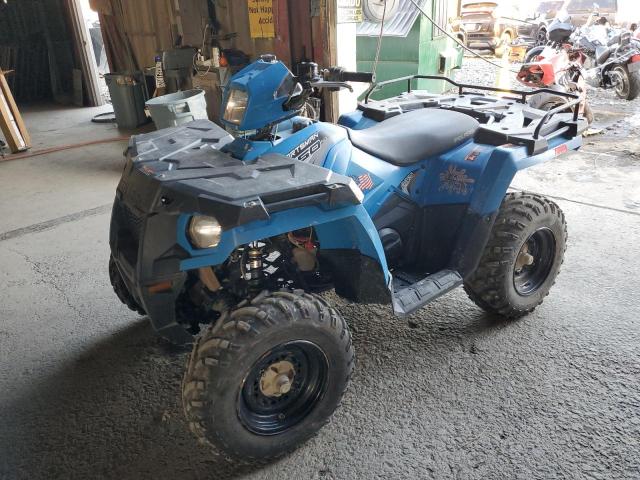 4XASEA504JA274751 - 2018 POLARIS SPORTSMAN BLUE photo 1