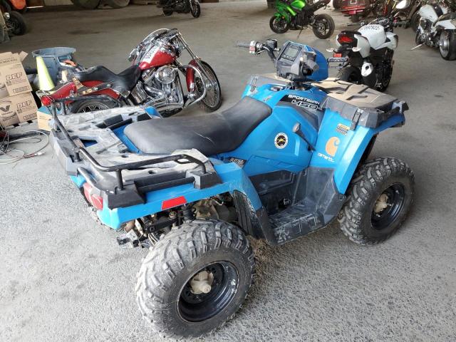 4XASEA504JA274751 - 2018 POLARIS SPORTSMAN BLUE photo 7