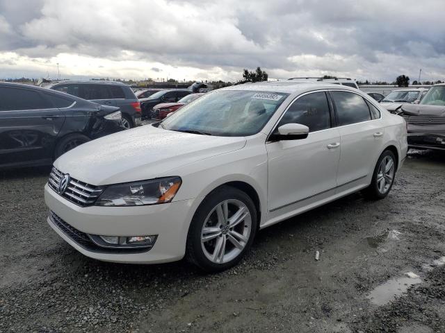 1VWCN7A36DC032484 - 2013 VOLKSWAGEN PASSAT SEL WHITE photo 2