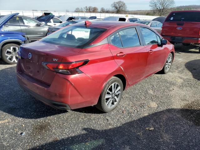 3N1CN8EVXML882307 - 2021 NISSAN VERSA SV BURGUNDY photo 4